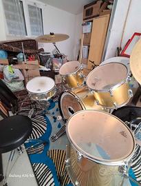 Batteria Planet COMPLETA + Piatti PAISTE 101 + Sil