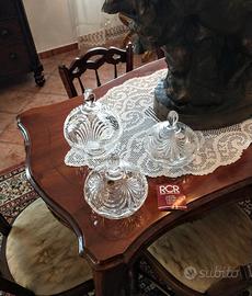 trittico cristallo, tre pezzi 