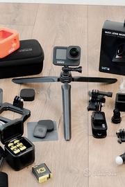 GoPro Hero 9 Black + Max Lens Mod + kit completo a
