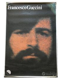 FRANCESCO GUCCINI storico manifesto anni 70/80/90