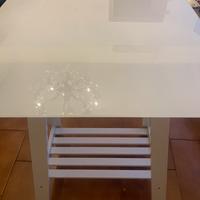 Tavolo moderno NUOVO con piano in vetro