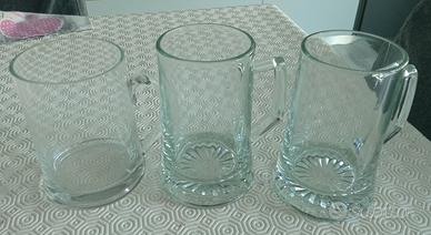 Bicchieri da birra in vetro