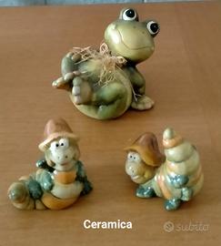 Simpatiche statuette di Animali in ceramica