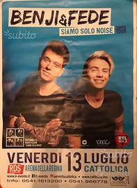 Poster concerto Benji e Fede