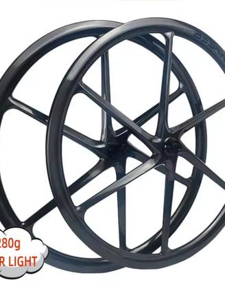 ruote carbonio 6 razze super light shimano