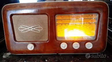 radio allocchio bacchini mod 225 a valvole AM funz