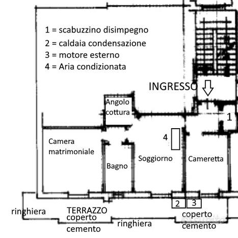 Appartamento 63 mq calpestabili garage e soffitta