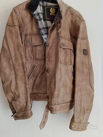 Giacchetto motociclista vera pelle 