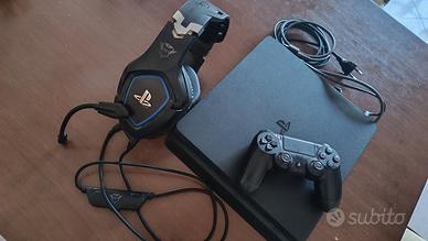 play station 4+ 13 giochi+ cuffie+ pedaliera 