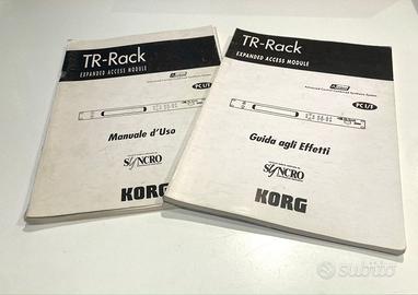 Korg TR-Rack Manuali originali italiano