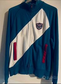 Felpa con zip Tommy Hilfiger originale tg M