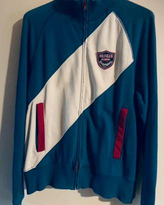 Felpa con zip Tommy Hilfiger originale tg M