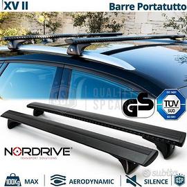 Barre Portatutto per Subaru XV in Alluminio Nero