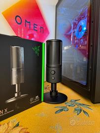 PC HP Omen più microfono Razer
