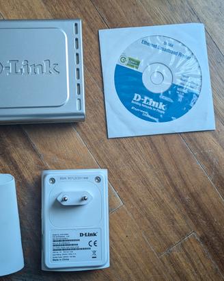 d-link powerline + router ethernet