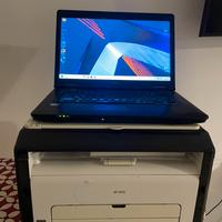Notebook toshiba + stampante laser e scanner RICOH