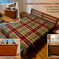 Set Camera da Letto in Stile "Ciliegio Moderno"