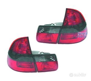 FANALI BMW E46 TOURING 98-05 ROSSO AFFUMICATO
