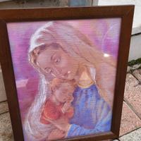 quadretto con stampa icona madonna