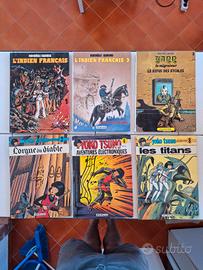 Splendido set di 6 fumetti, pubblicazione Dupuis