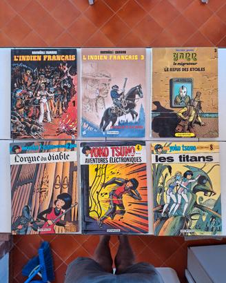 Splendido set di 6 fumetti, pubblicazione Dupuis