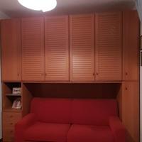 Ponte cameretta più libreria