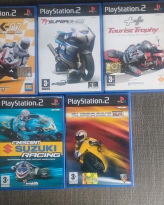 PlayStation 2 lotto videogiochi moto SBK TT Suzuki