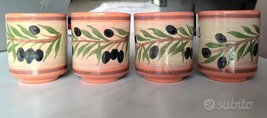 4 bicchierini Olympos originali Grecia