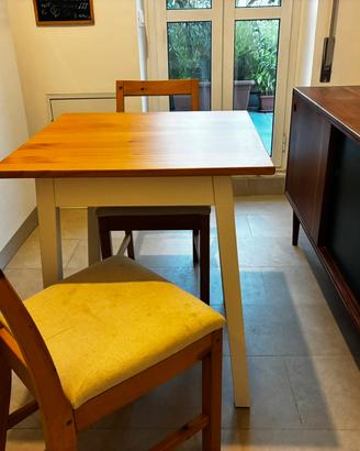 Tavolo cucina IKEA 65x65 + 2 sedie