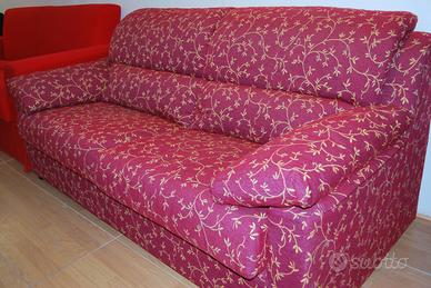 Divano tre posti stoffa