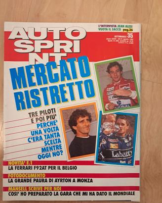 Autosprint 1992 Ferrari F92AT  Alessandro Benetton