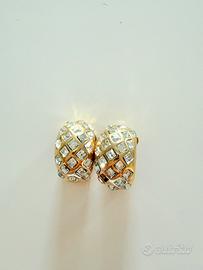 Orecchini vintage Vouge Bijou rari con clip