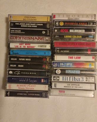 Cassette musicali usate genere rock