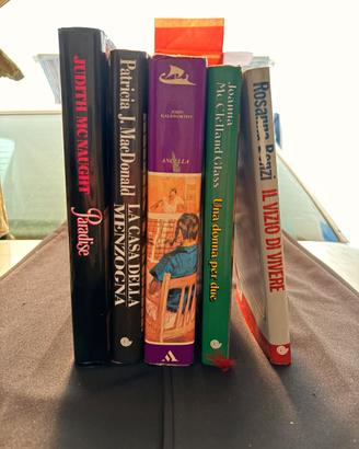 Mix di 5 libri di narrativa vintage