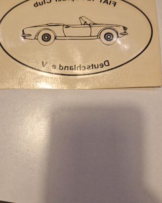 Adesivo Fiat 124 spider