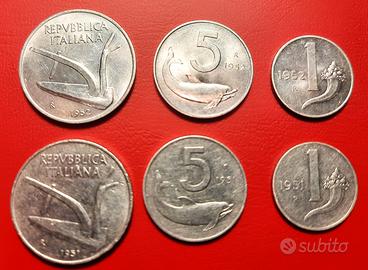 4 SERIE COMPLETE REPUBBLICA 1951 -1952-1953-1954