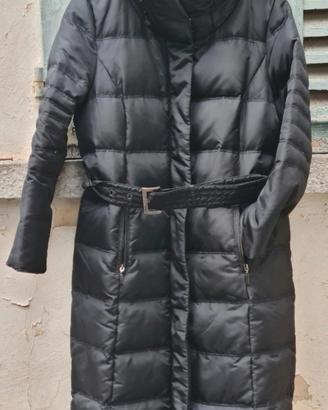 Cappotto nero piuma Zara