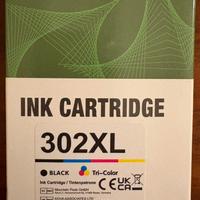 Cartucce stampante HP colore + nero 302 XL