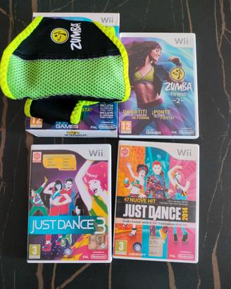 Just dance e Zumba per Wii