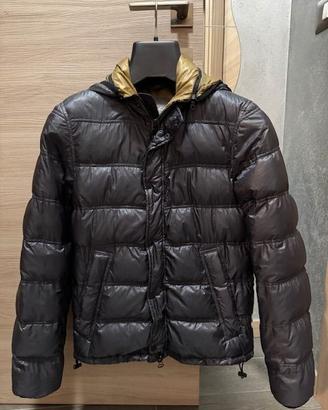 PIUMINO DUVETICA UOMO TG. 46 GRIGIO CON CAPPUCCIO