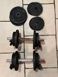 Kit manubri palestra - 28kg