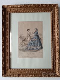 Grande stampa moda del 1800_Moda del giorno