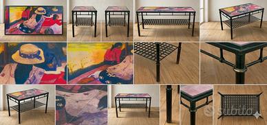 Tavolino Artistico Design Gauguin