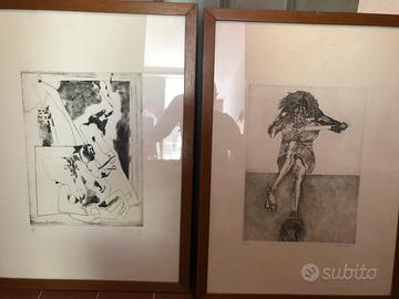 Quadri Acquaforte Pini, Pagni ecc.