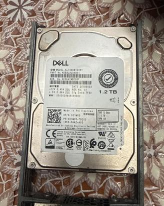 LOTTO 8x Hard Disk Dell 1.2TB SAS 10K 2.5"