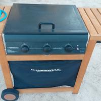 barbecue a gas a pietra lavica 