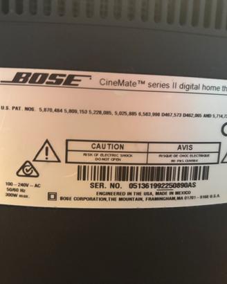 Home Theater 2.1 Bose CineMate Series II
