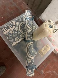 Pezzi materiale effetto linoleum