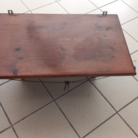 Mobile mensola porta TV in legno massello