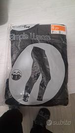 pantaloni termici sci bambino